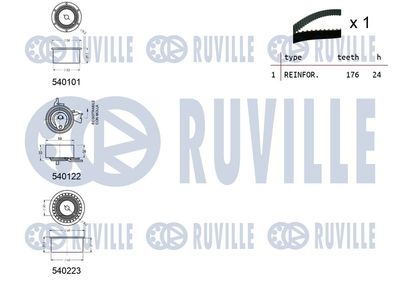 SET CUREA DE DISTRIBUTIE RUVILLE 550248 1