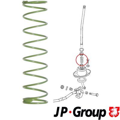 Sprężyna napinająca, dźwignia przełączająca JP GROUP 1133000800