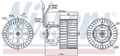 INNENRAUMGEBLäSE NISSENS 87143 4