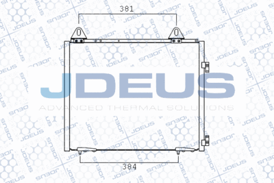Конденсатор, кондиционер JDEUS 702M15 для LAND ROVER FREELANDER