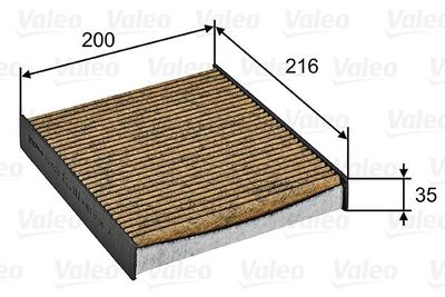 Filtr kabinowy VALEO 701026 produkt