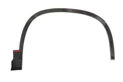 Garneerstroken voor spatbord Aan de voorkant Links (zwart) past: VW TIGUAN I 09.07-04.11