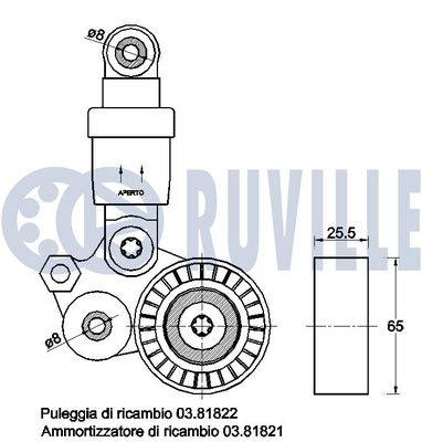 INTINZATOR CUREA CUREA DISTRIBUTIE RUVILLE 542521 1