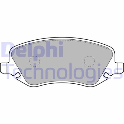 Комплект тормозных колодок, дисковый тормоз DELPHI LP1795 для LANCIA THESIS
