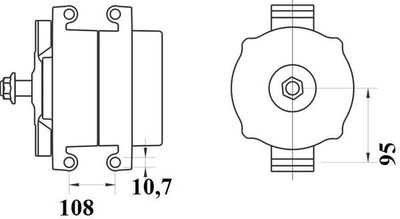 Dynamo (28V, 190A, nieuw)
