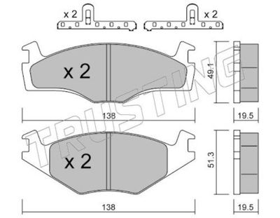 SET PLACUTE FRANA FRANA DISC TRUSTING 0471K