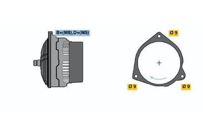 Генератор BOSCH 0 123 105 003 для BMW R