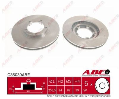 Brake Disc C35039ABE