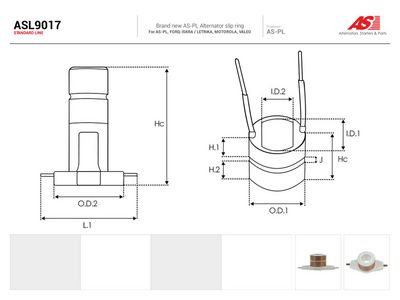 slipering, generator AUTOSTARTER ASL9017
