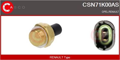 COMUTATOR TEMPERATURA VENTILATOR RADIATOR CASCO CSN71K00AS