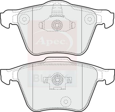 APEC Brake Pad Set, disc brake PAD1335B