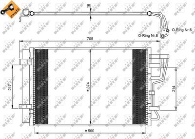 CONDENSATOR CLIMATIZARE NRF 35963 3