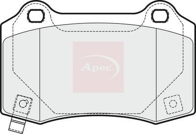 APEC Brake Pad Set, disc brake PAD1688