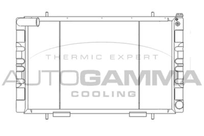 Радиатор, охлаждение двигателя AUTOGAMMA 105566 для LAND ROVER 90