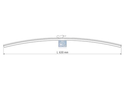 перо на чистачка DT Spare Parts 7.80190