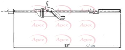 Cable Pull, parking brake APEC CAB1584