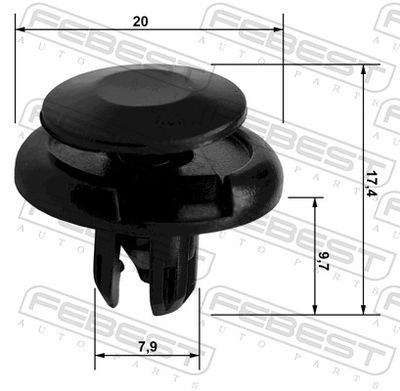 CLEMă DE PRINDERE SCUT DE PROTECțIE FEBEST 88570015 1