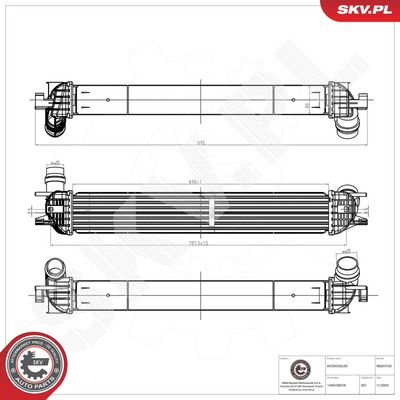 Chladič turba ESEN SKV 98SKV155