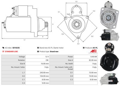STARTER AS-PL S01023S 4