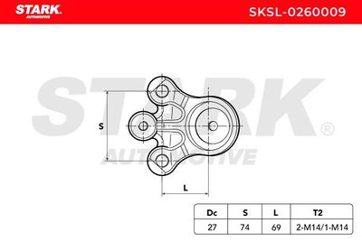 Шарнири STARK SKSL-0260009
