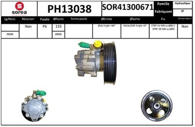 HYDRAULIKPUMPE LENKUNG SNRA PH13038