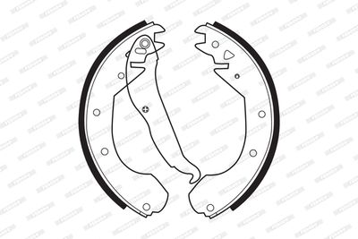 Brake Shoe Set FSB199