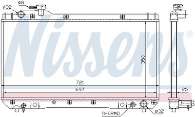 RADIATOR RACIRE MOTOR NISSENS 64706 4