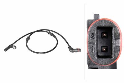 Czujnik, prędkość obrotowa koła HELLA 6PU358216-731