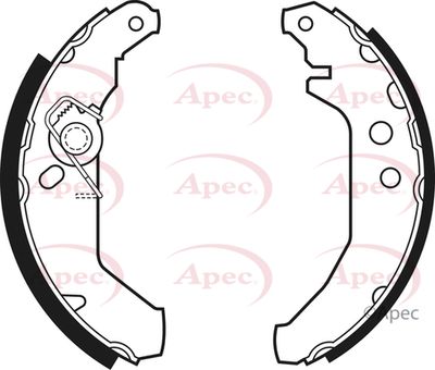 Brake Shoe Set APEC SHU465