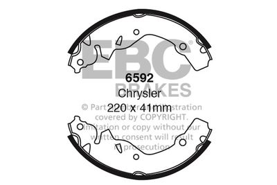 Комплект тормозных колодок EBC Brakes 6592 для CHRYSLER PT CRUISER