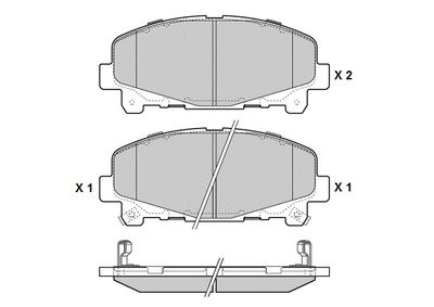 E.T.F. 12-1373 Тормозные колодки и сигнализаторы для HONDA ACCORD VIII универсал (CW) 2.2 i-DTEC (CW3) E.T.F. 12-1373 Тормозные колодки и сигнализаторы для HONDA ACCORD VIII универсал (CW) 2.2 i-DTEC (CW3)
