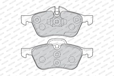 SET PLACUTE FRANA FRANA DISC FERODO FDB1499 1
