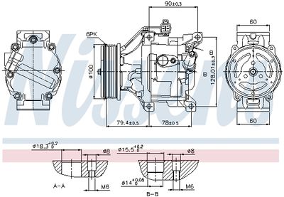 COMPRESOR CLIMATIZARE NISSENS 89530 4