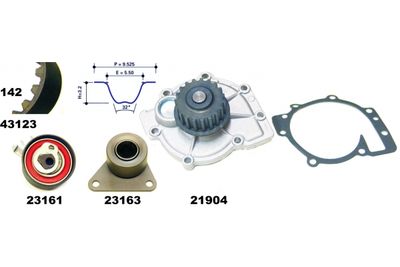 SET POMPA APA + CUREA DINTATA