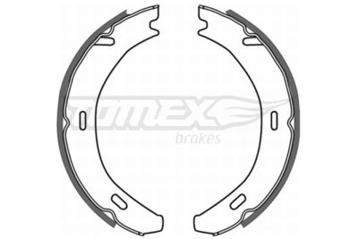 Комплект тормозных колодок TOMEX Brakes TX 21-20 для MERCEDES-BENZ SLK