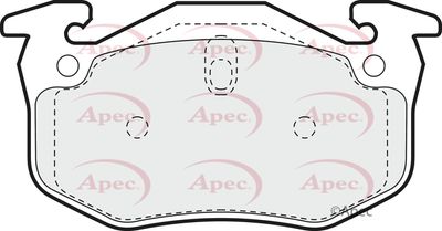 Brake Pad Set APEC PAD891