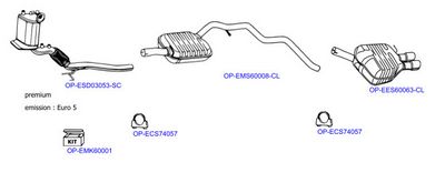 Изпускателна система OPTIMAL OP-EXSVW356
