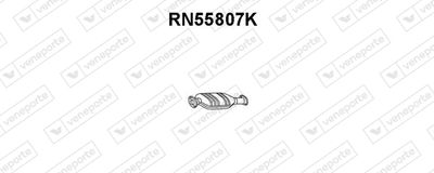 VENEPORTE RN55807K Катализатор для RENAULT CLIO I (B/C57_, 5/357_) 1.8 16V (C57D)