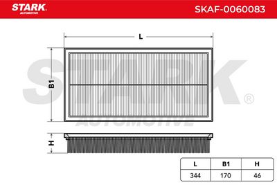въздушен филтър STARK SKAF-0060083