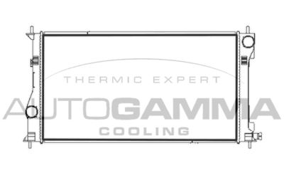 Радиатор, охлаждение двигателя AUTOGAMMA 107965 для TOYOTA GT
