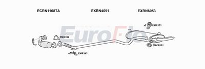 Układ wydechowy EUROFLO RNLAG20D3001A00