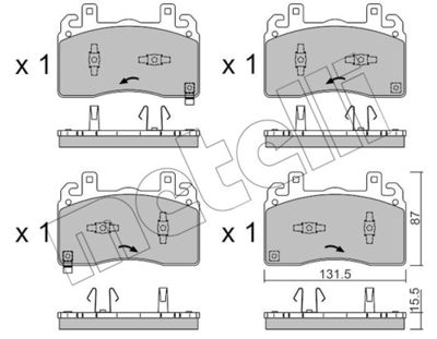 SET PLACUTE FRANA FRANA DISC METELLI 2213770