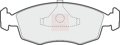 APEC Brake Pad Set, disc brake PAD532