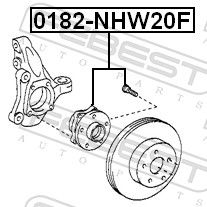 Wheel Hub 0182-NHW20F