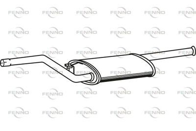 Tłumik środkowy FENNO P49006