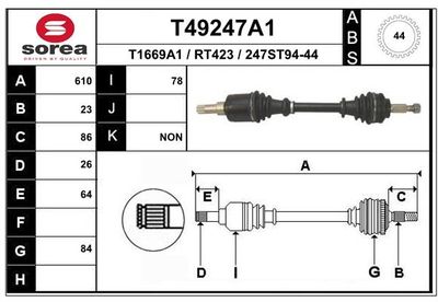 ANTRIEBSWELLE EAI T49247A1