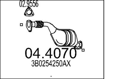 MTS 04.4070 Катализатор для VW PASSAT B5.5 Variant (3B6) 2.0 TDI MTS 04.4070 Катализатор для VW PASSAT B5.5 Variant (3B6) 2.0 TDI