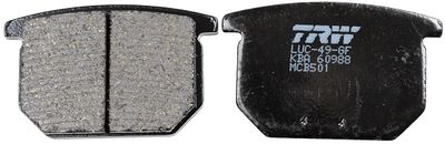 Комплект тормозных колодок, дисковый тормоз TRW MCB501 для SUZUKI GS