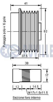 SISTEM ROATA LIBERA GENERATOR RUVILLE 541972 1