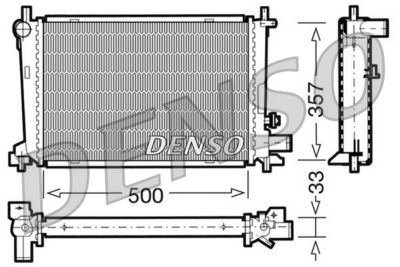 DENSO Radiateur (DRM10039)